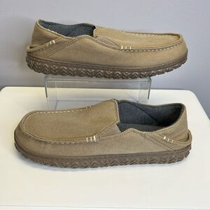 George Men's Canvas Closed Back Slipper Loafers | 9-10